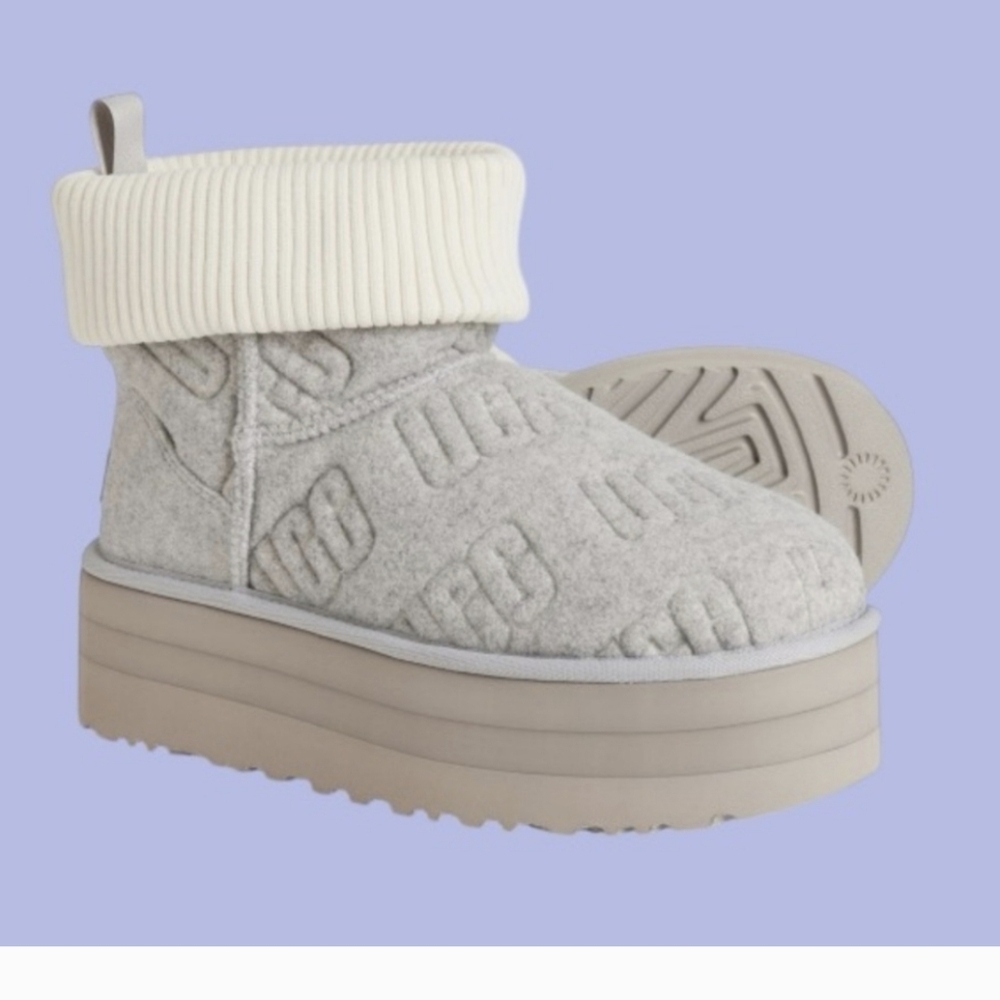 UGG-Classic Mini Felted Platform Boot